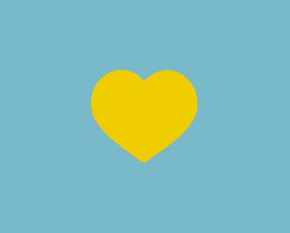 Ett gult hjärta