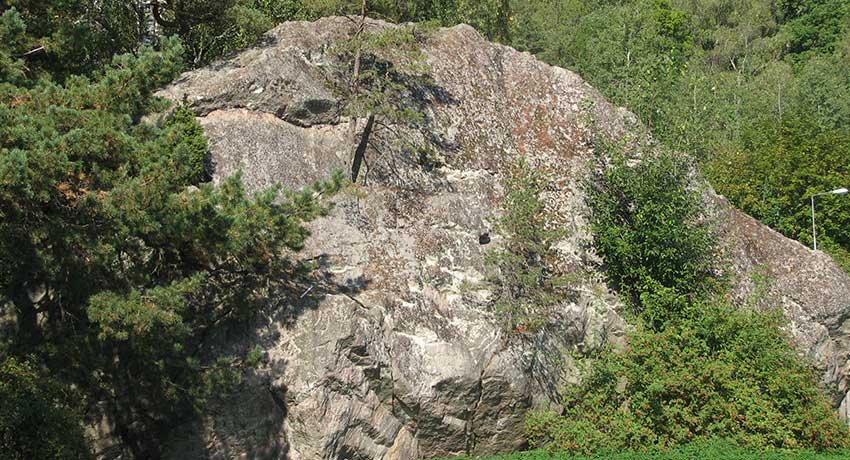 Stenen knystahall i Rydöbruk