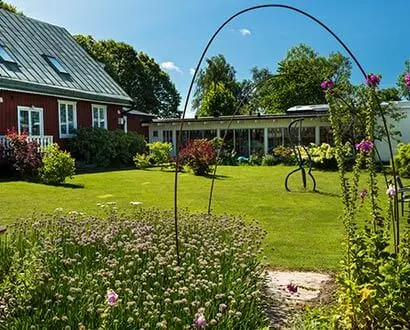Mjellby Konstmuseums trädgård i Halmstad