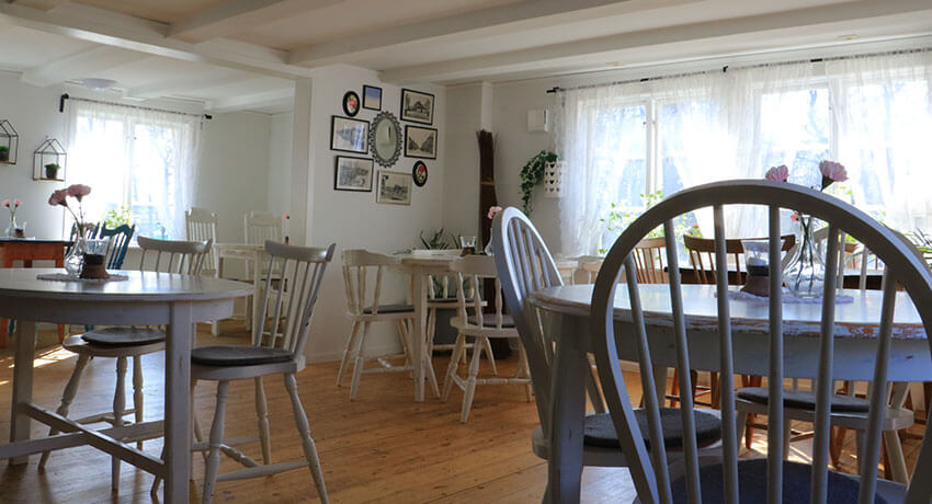 Café på Olofstorp djur och trädgård i Halmstad