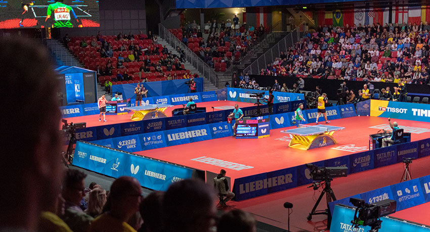 Lag-VM i bordtennis på Halmstad Arena 2018