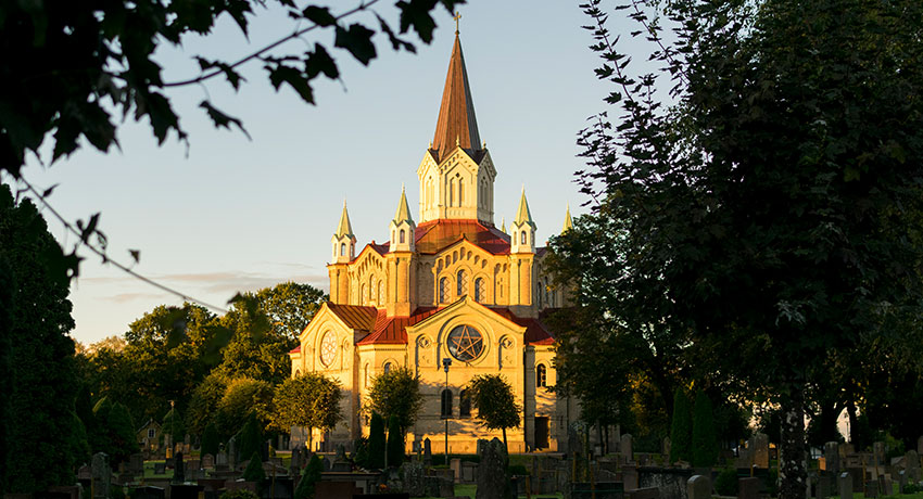 Kirche von Snöstorp in Halmstad