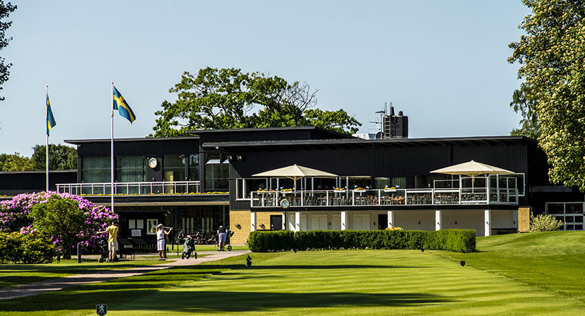 Halmstad Golf Club's restaurant from the outside