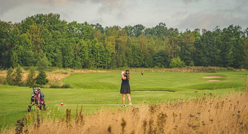  Golfer at Halmstad Golf Club